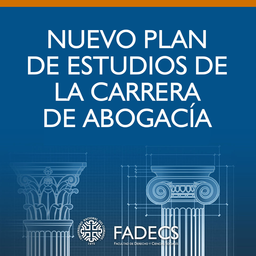 NUEVO PLAN DE ESTUDIOS DE LA CARRERA DE ABOGACÍA